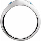 Engravable Accented Signet Ring