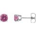 Round 4-Prong Lightweight Stud Earrings