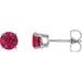 Round 4-Prong Lightweight Stud Earrings