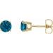 Round 4-Prong Lightweight Stud Earrings