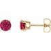 Round 4-Prong Lightweight Stud Earrings