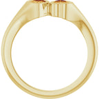 Two-Stone Heart Ring