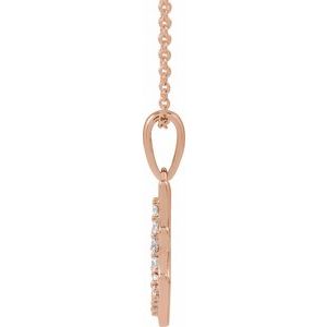 Accented Initial Necklace or Pendant
