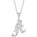 Accented Initial Necklace or Pendant