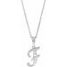 Accented Initial Necklace or Pendant