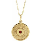 Disc Necklace or Pendant