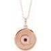 Disc Necklace or Pendant