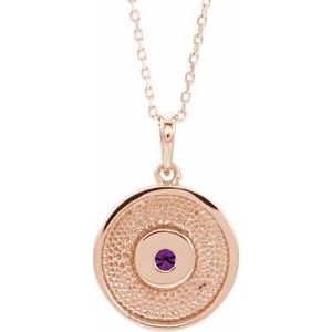 Disc Necklace or Pendant