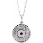 Disc Necklace or Pendant
