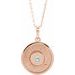 Disc Necklace or Pendant