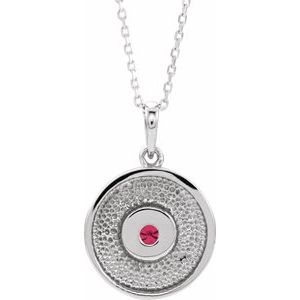 Disc Necklace or Pendant