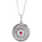 Disc Necklace or Pendant