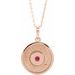Disc Necklace or Pendant