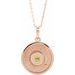 Disc Necklace or Pendant