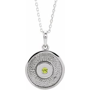 Disc Necklace or Pendant