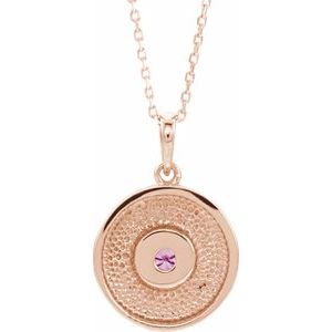 Disc Necklace or Pendant