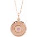 Disc Necklace or Pendant