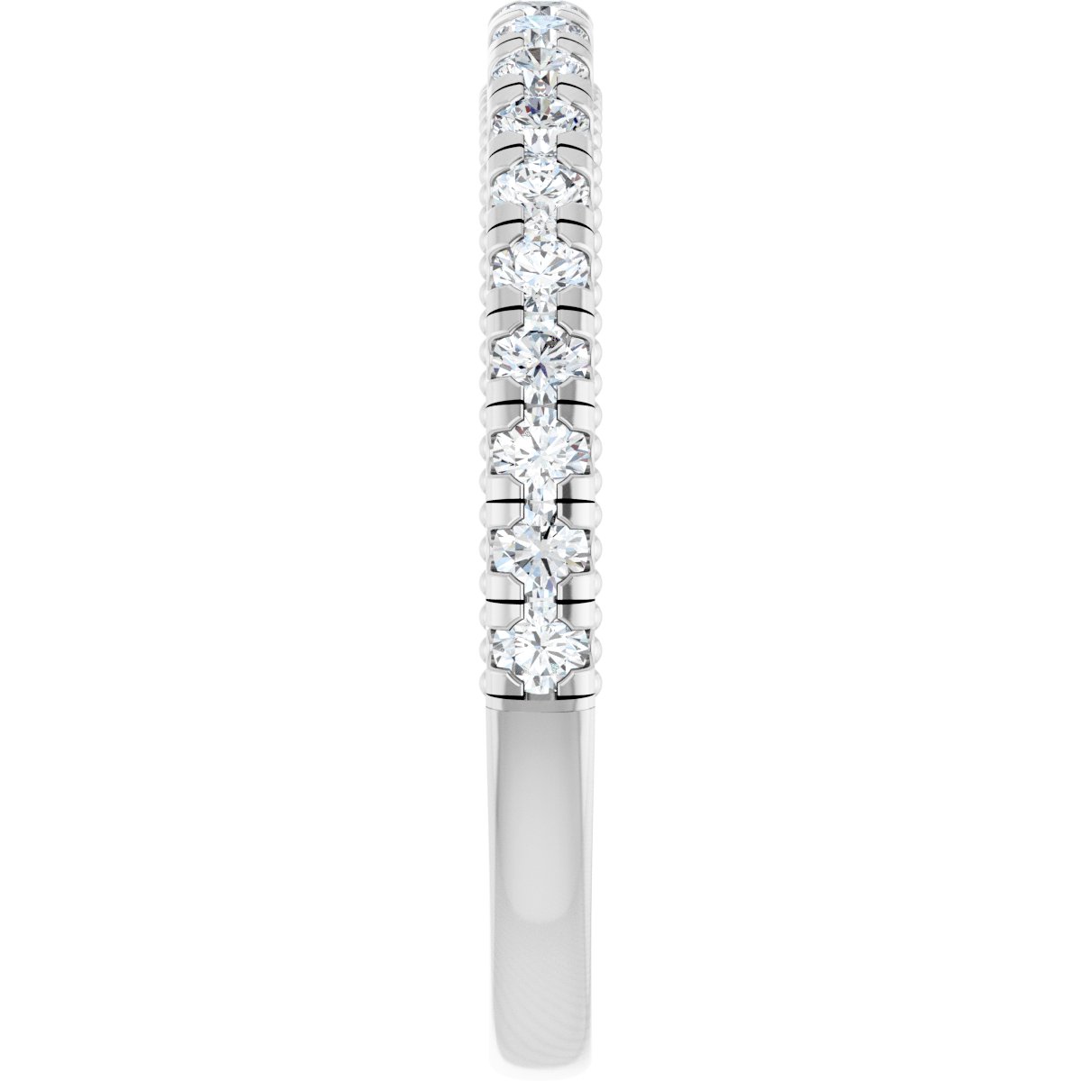 Claw-Prong Hidden Halo-Style Engagement Ring or Band