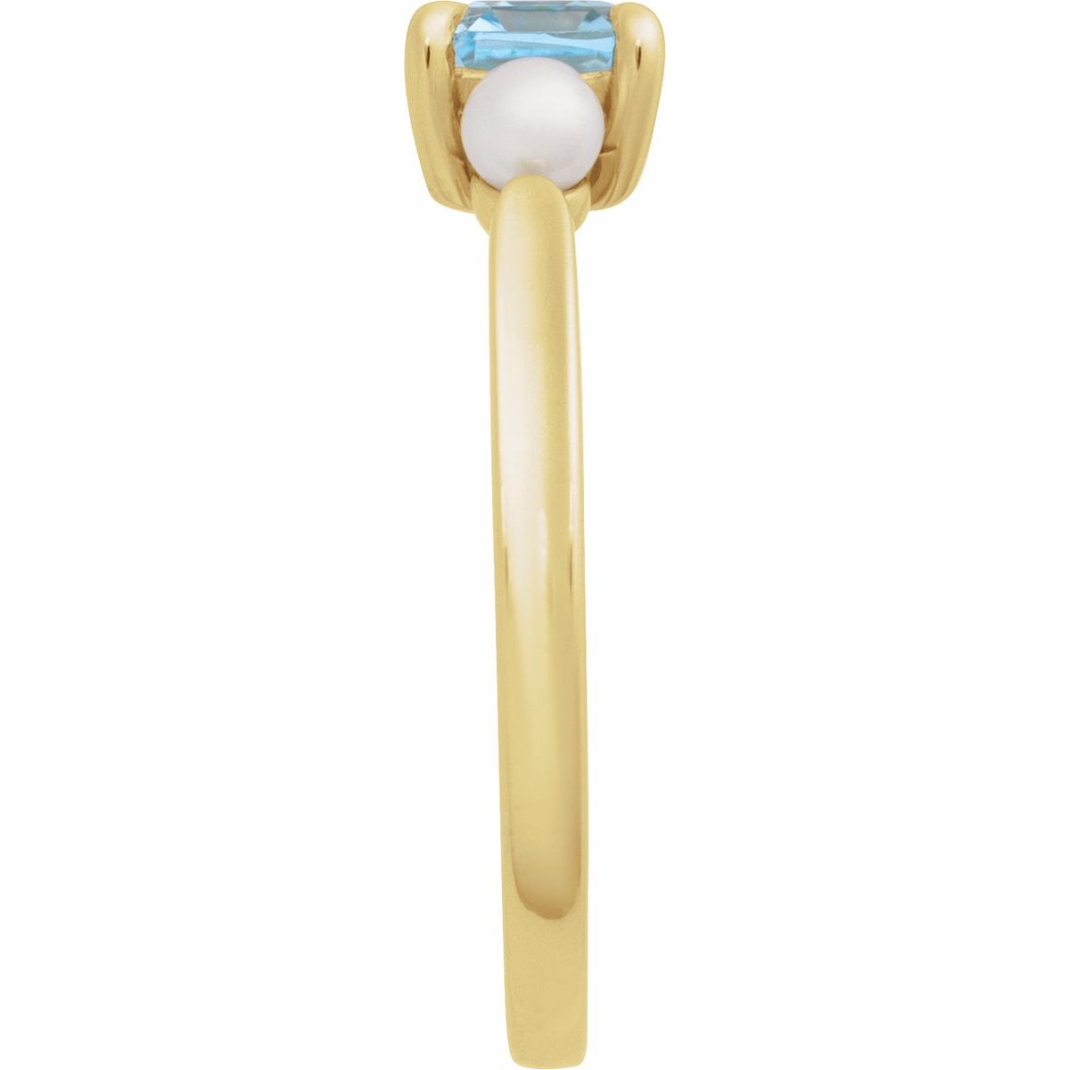 Accented Pearl Ring