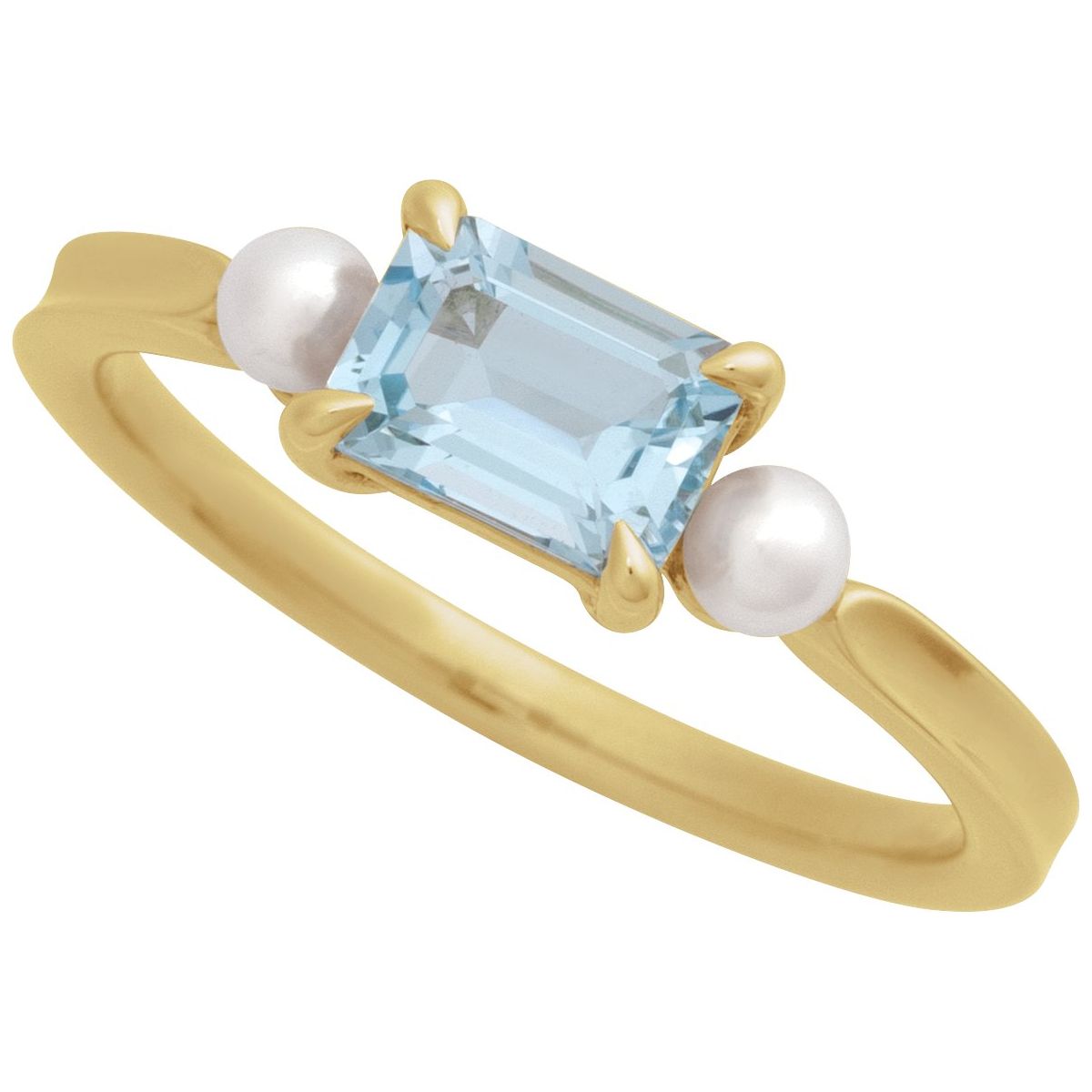 Accented Pearl Ring