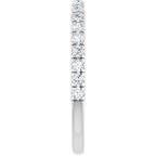 Claw-Prong Hidden Halo-Style Engagement Ring or Band