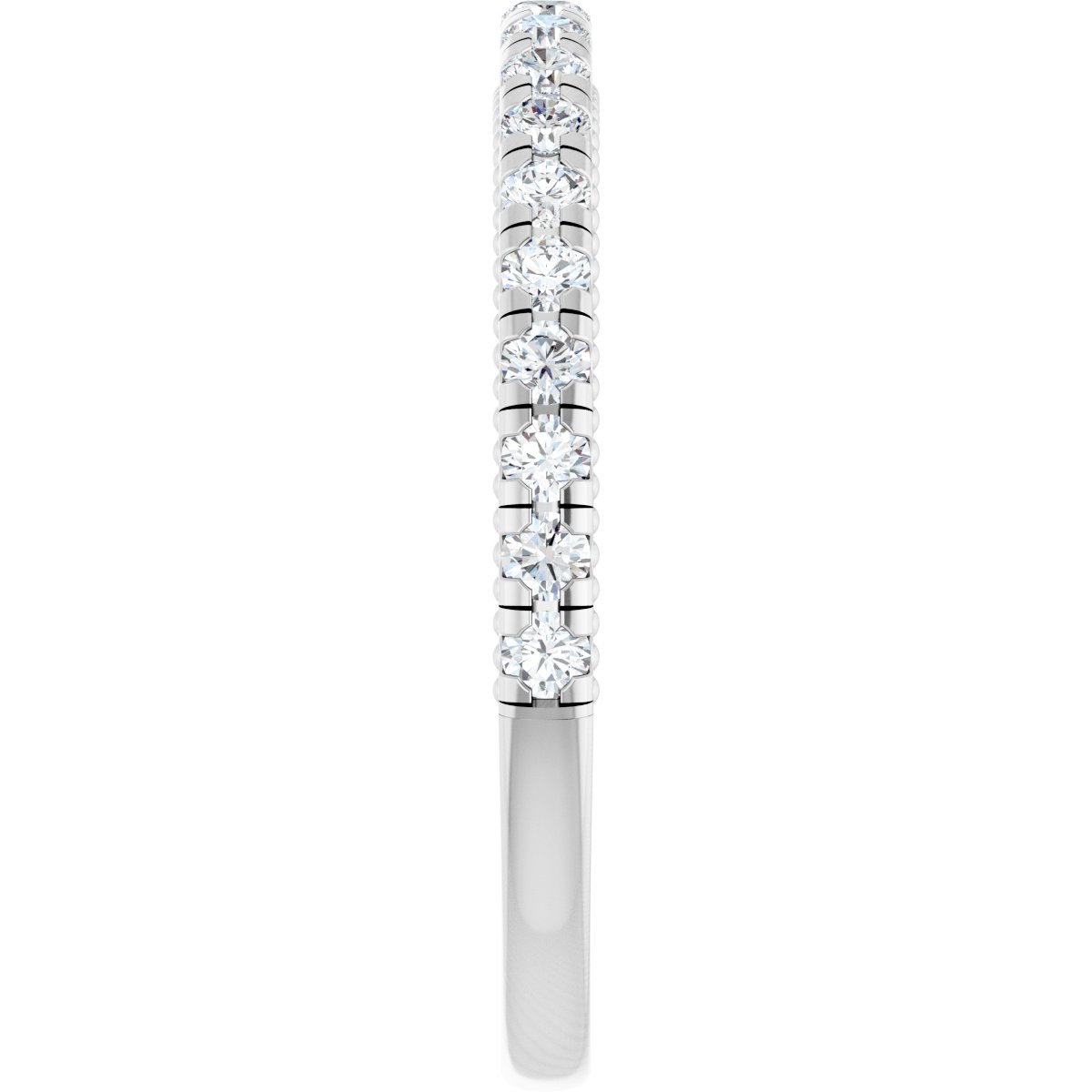 Claw-Prong Hidden Halo-Style Engagement Ring or Band