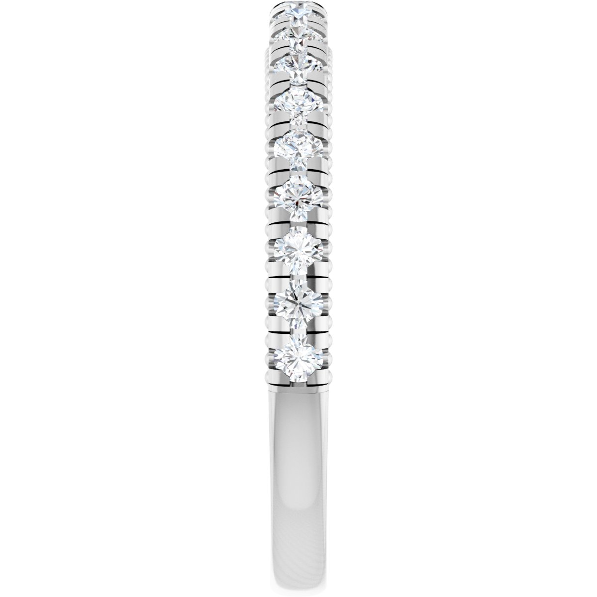 Claw-Prong Hidden Halo-Style Engagement Ring or Band