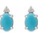 Accented Cabochon Earrings