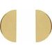 Half Circle Stud Earrings