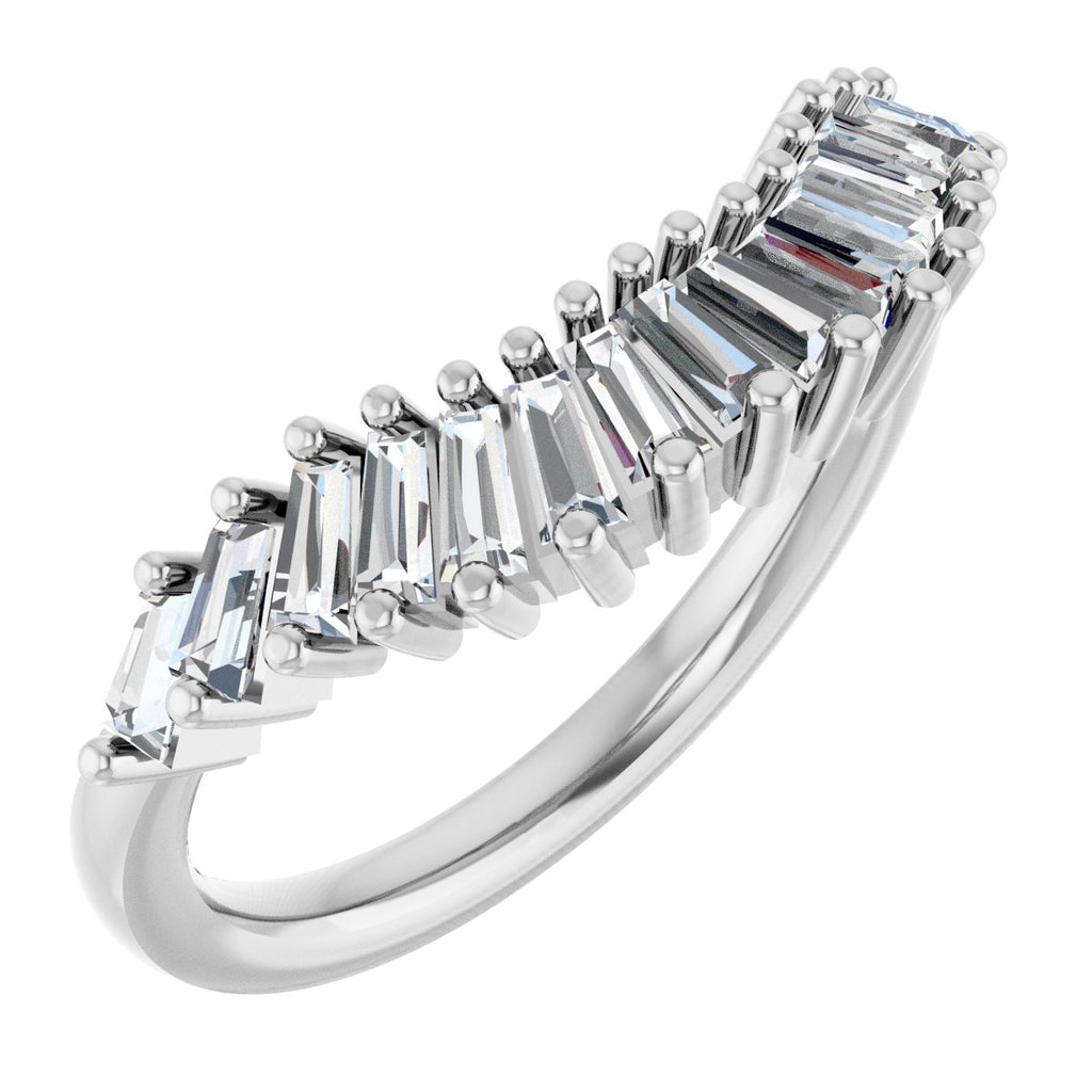 Accented Engagement Ring or Band