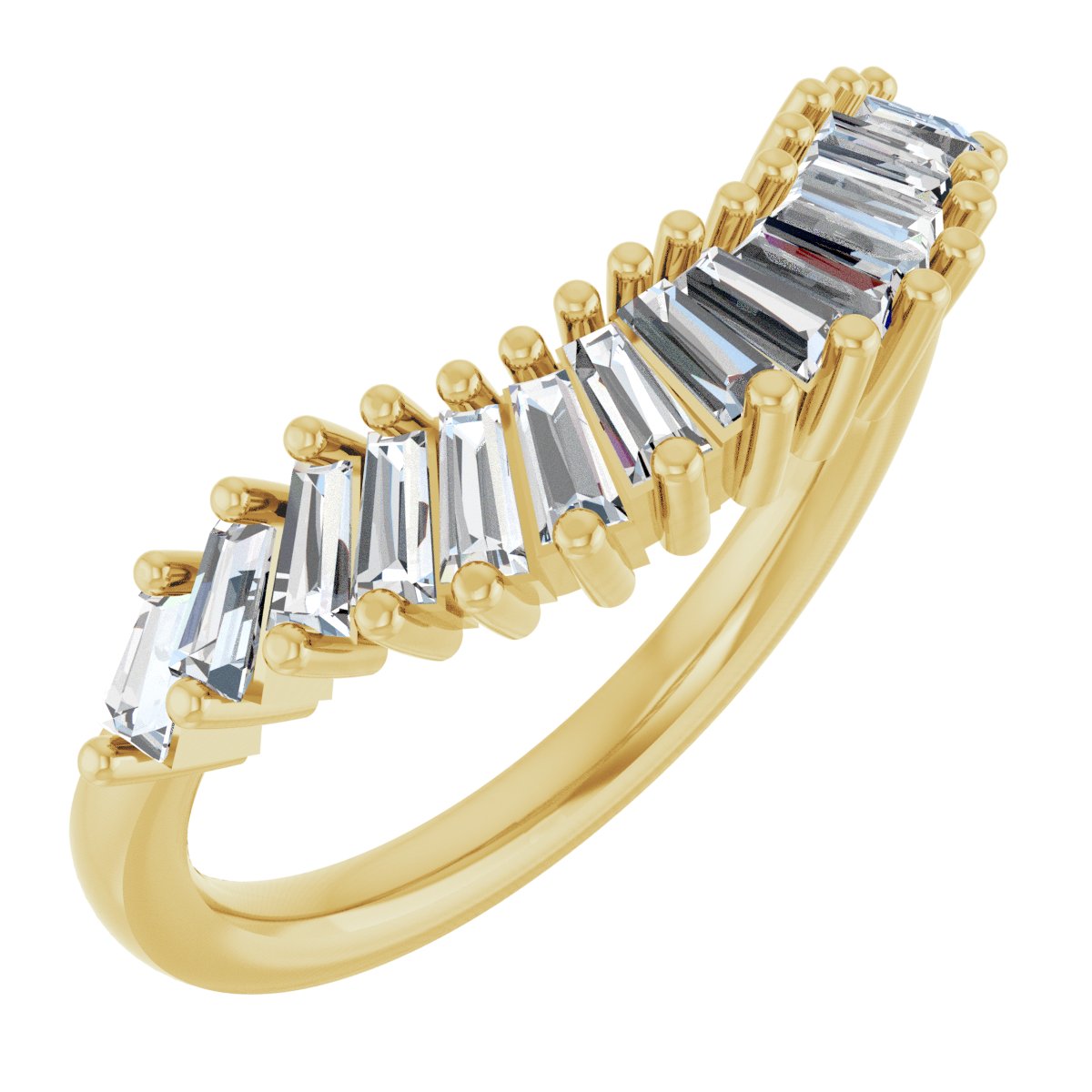 Accented Engagement Ring or Band