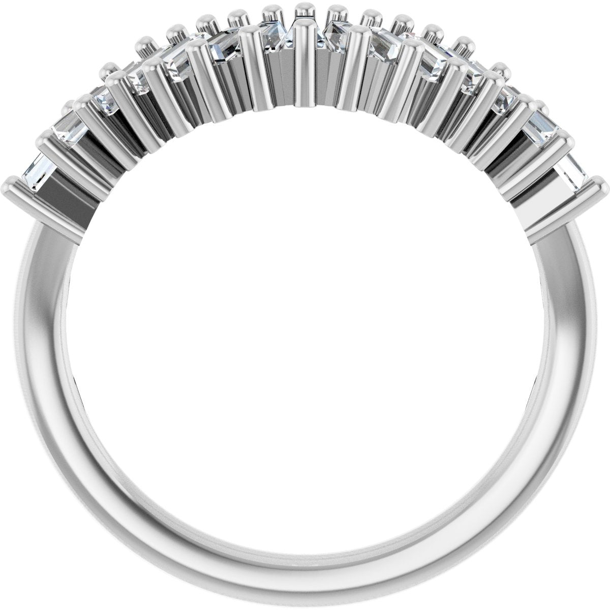 Accented Engagement Ring or Band