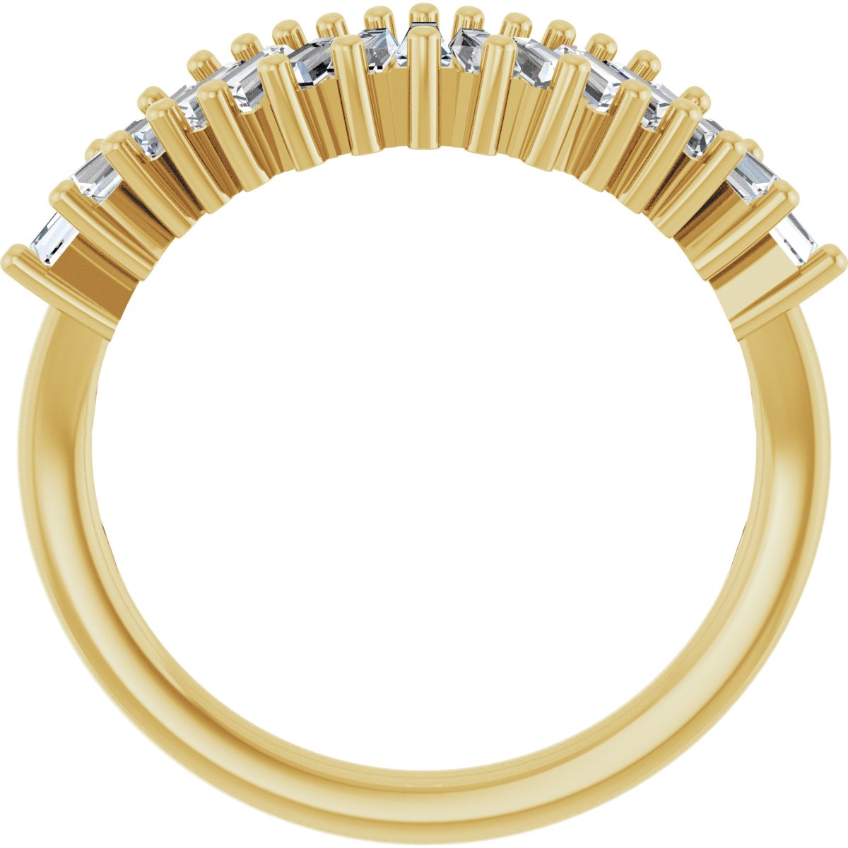 Accented Engagement Ring or Band