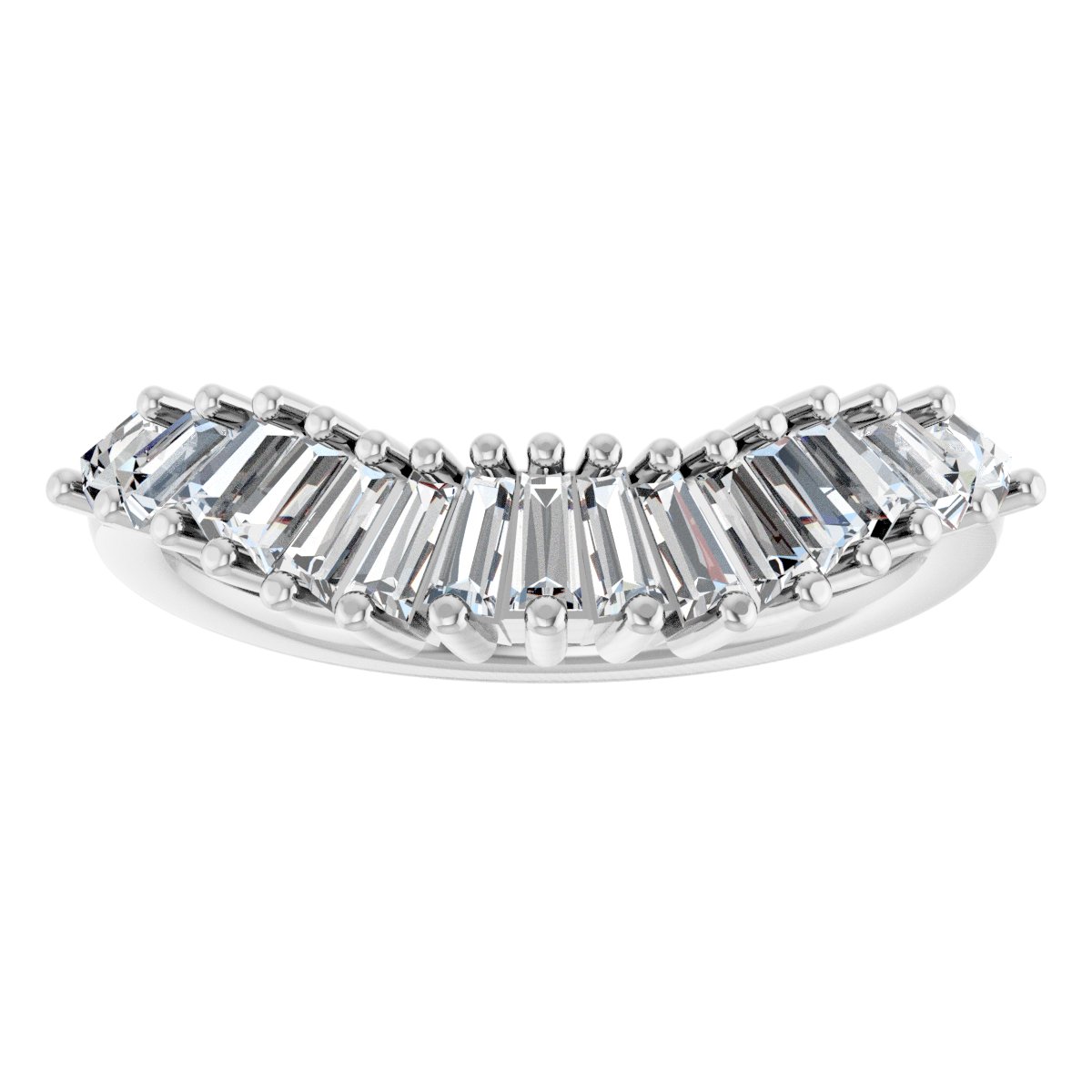 Accented Engagement Ring or Band