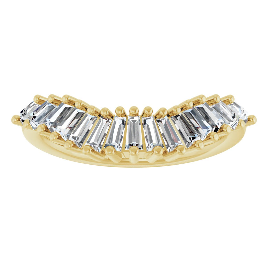 Accented Engagement Ring or Band