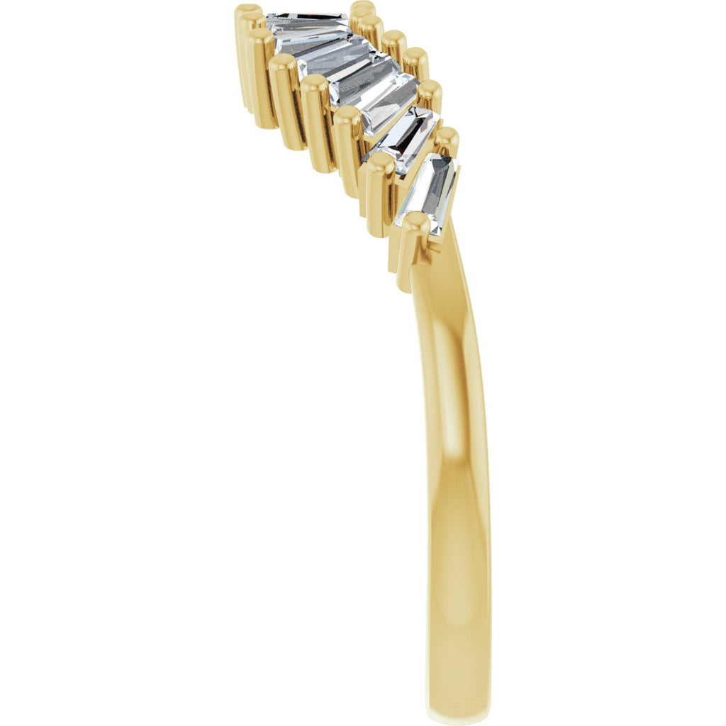 Accented Engagement Ring or Band
