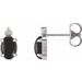 Accented Cabochon Earrings