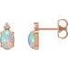 Accented Cabochon Earrings