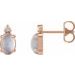 Accented Cabochon Earrings