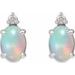 Accented Cabochon Earrings