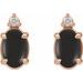 Accented Cabochon Earrings