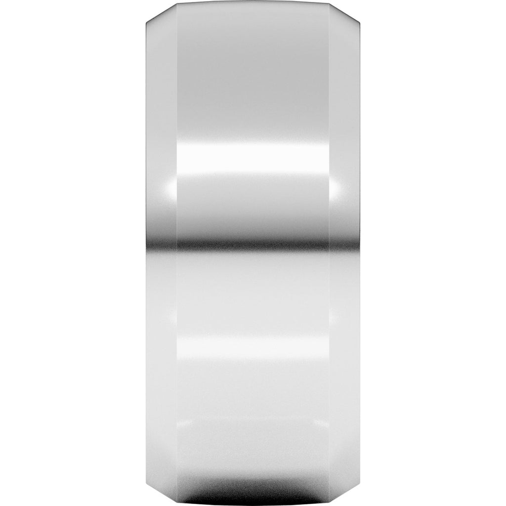 Beveled-Edge Comfort-Fit Half Round Band