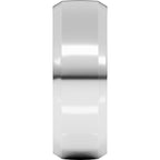 Beveled-Edge Comfort-Fit Half Round Band