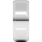 Beveled-Edge Comfort-Fit Half Round Band