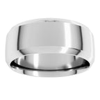 Beveled-Edge Comfort-Fit Half Round Band
