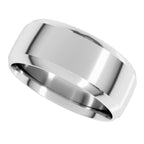 Beveled-Edge Comfort-Fit Half Round Band