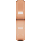 Beveled-Edge Comfort-Fit Half Round Band