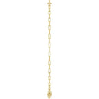 Engravable Bar & Paperclip-Style Link Bracelet