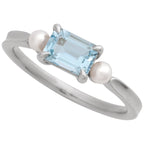 Accented Pearl Ring