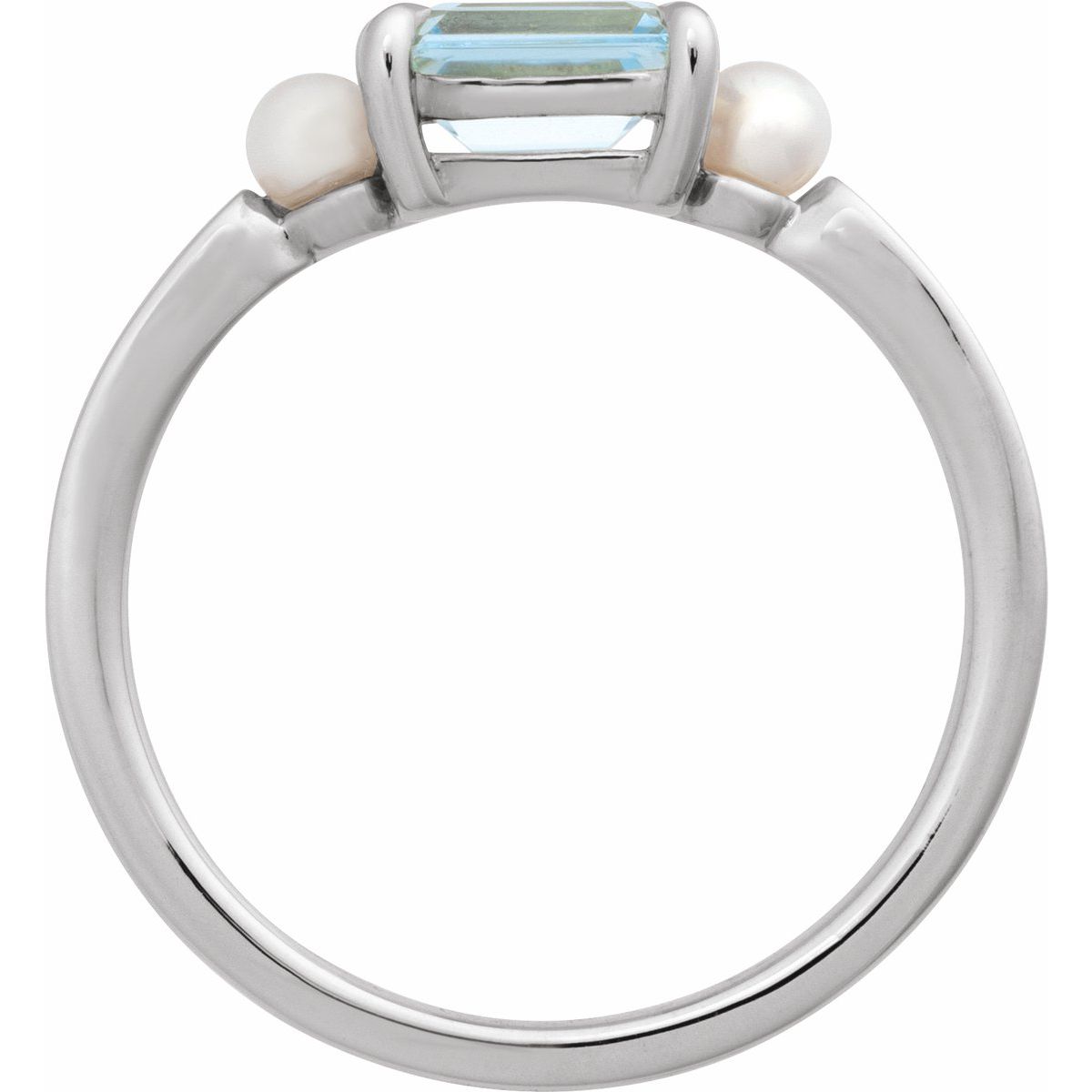 Accented Pearl Ring